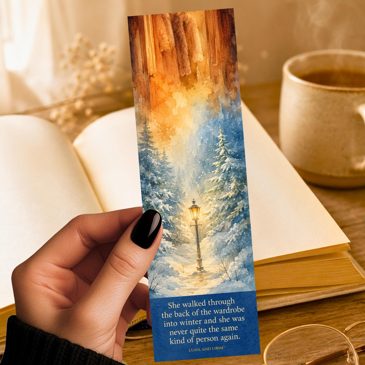The Lion the Witch and the Wardrobe Inspired Bookmark | Narnia | CS Lewis | Classic Literature | Fantasy