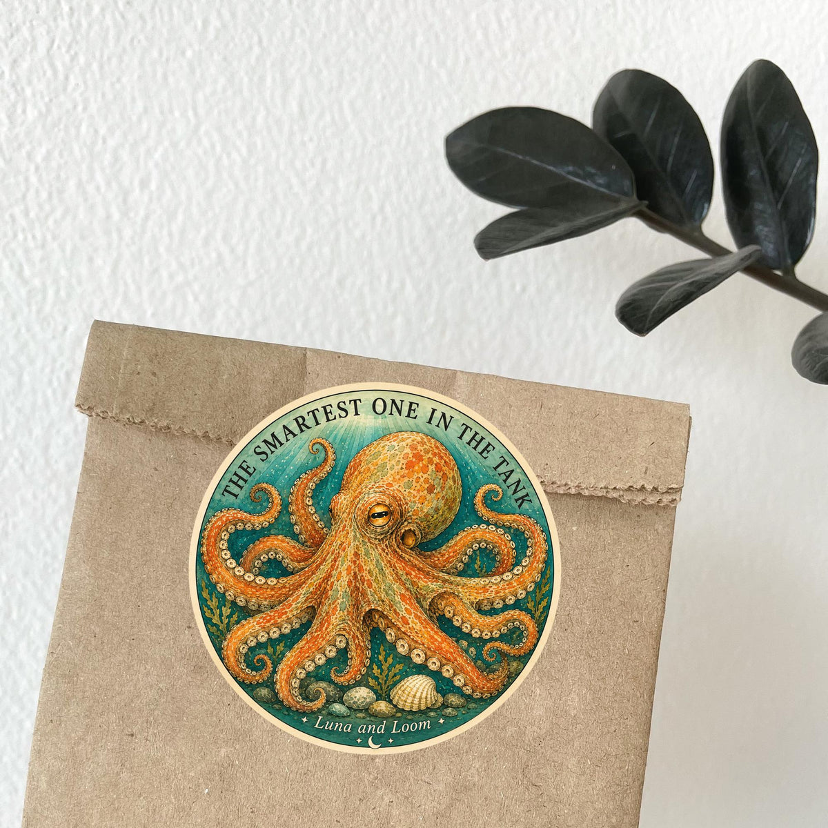 Inspired by Remarkably Bright Creatures Sticker | 3" | Book Clubs | Reading Gift