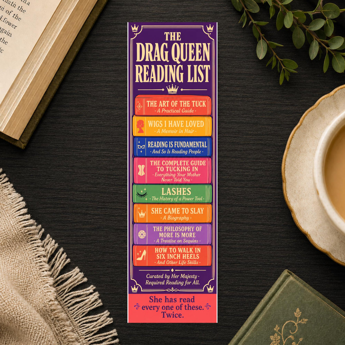 Drag Queen Bookmark | Pride Reader | LGBTQIA | Trans | Drag Culture