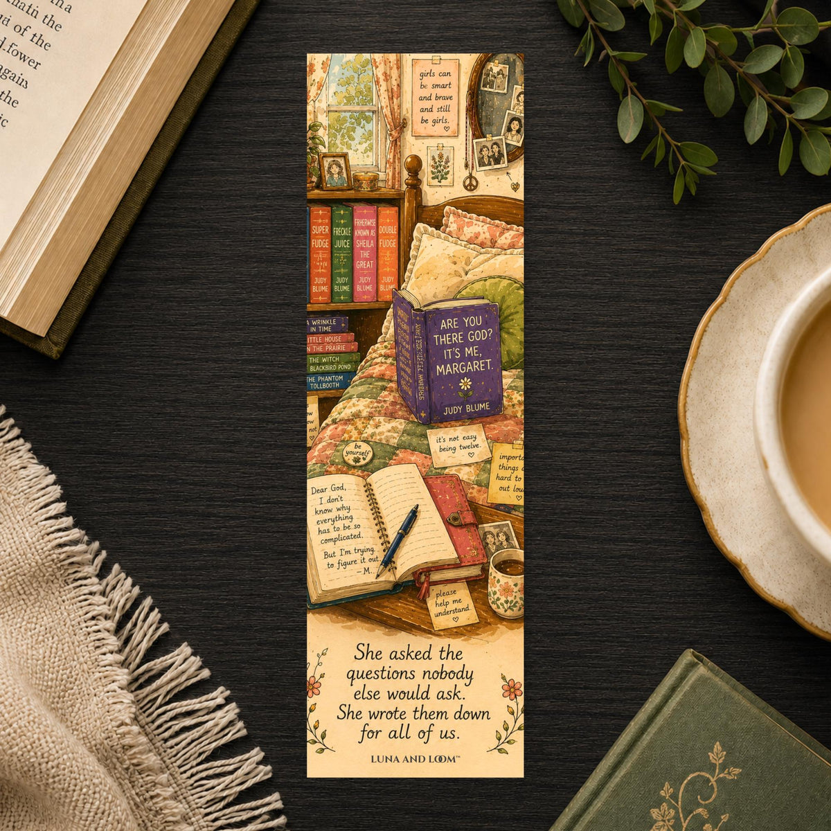Judy Blume Inspired Bookmark | Are You There God? It's Me, Margaret (Card Stock)