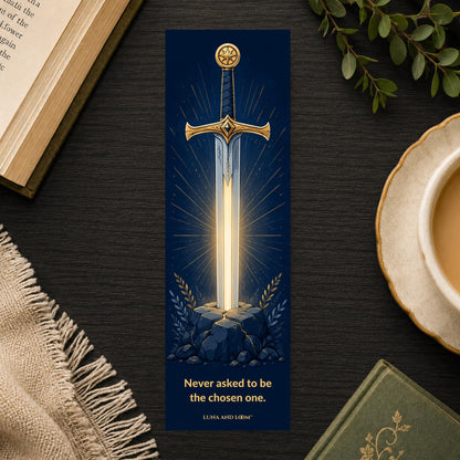Never Asked To Be Chosen Bookmark | Chosen One Fantasy | Fantasy Romance | Romantasy | BookTok Present