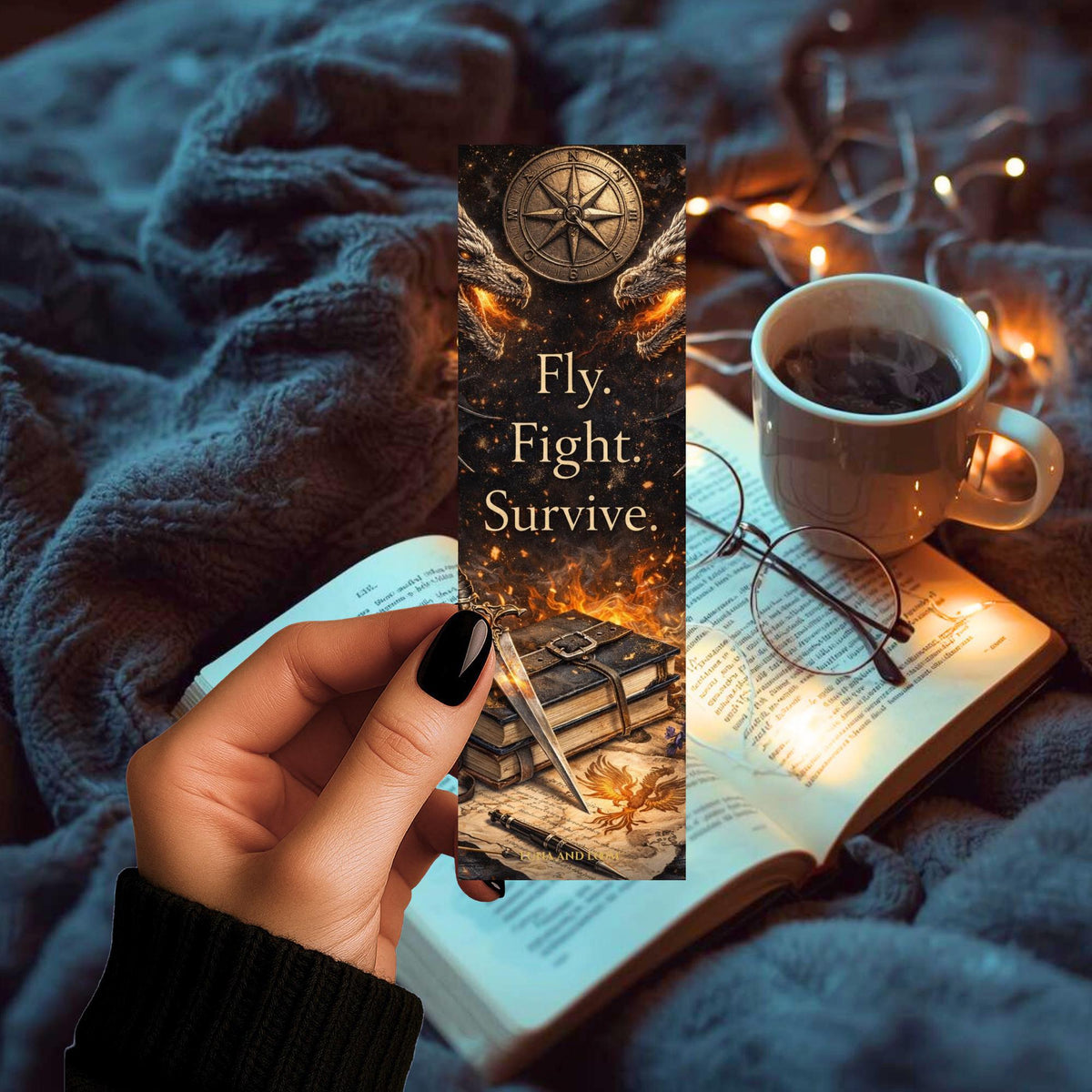 Fourth Wing Inspired Bookmark | Dragons | Fantasy | Romantasy