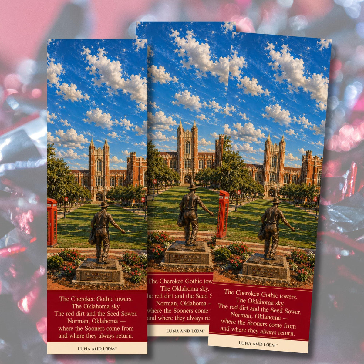 College Town Bookmark | Norman, Oklahoma vibes |  Campus | Alumni, Parent, Student, Graduate Bookmark