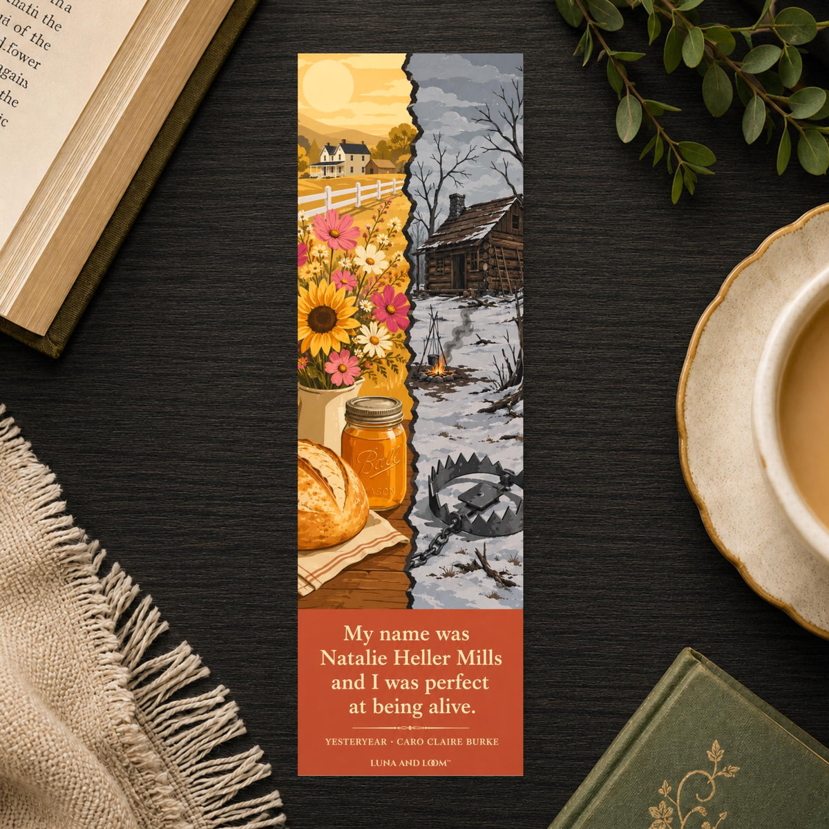 Time Bookmark | Yesterday | Reader Gift | Psychological Thriller | 2026 Bestseller | Book Club