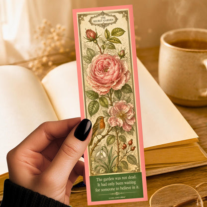 Secret Garden Bookmark | Frances Hodgson Burnett | England | literary classic | Book club