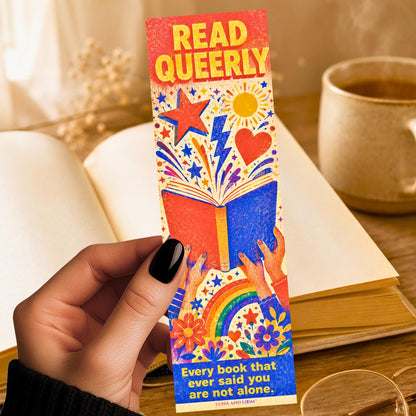 Gay Pride Bookmark | LGBTQ Book Lover | Queer |