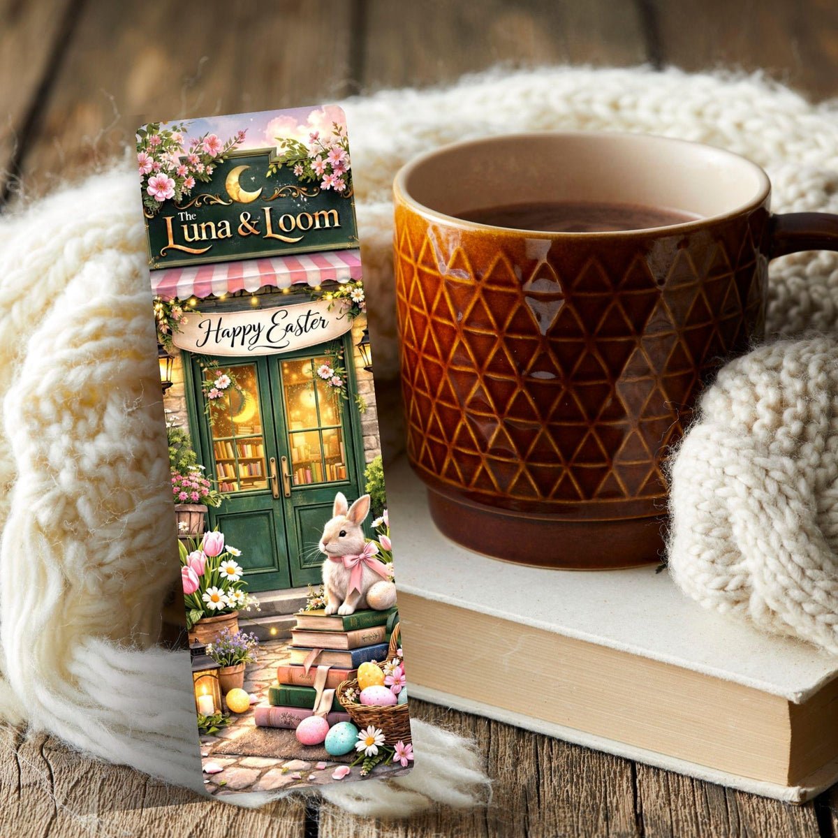 Easter Bookstore | Bookmark | Spring | Luna and Loom