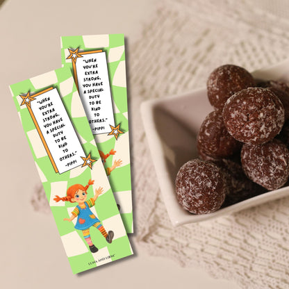 Pippi Longstocking Inspired Bookmark | Young Adult | Bookish Gift | Children's Books