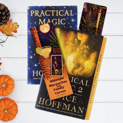 Midnight Margaritas Bookmark | Witchy Sisters Quote Gift | Tarot Card Page Marker | Practical Magic Gift