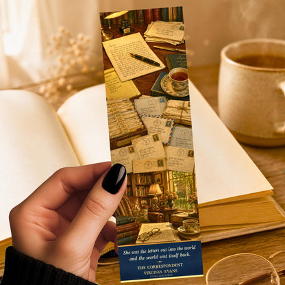 Correspondence Bookmark | Virginia Evans | Epistolary Novel | Letter Writer | NYT Bestseller  | Sybil Van Antwerp Gift