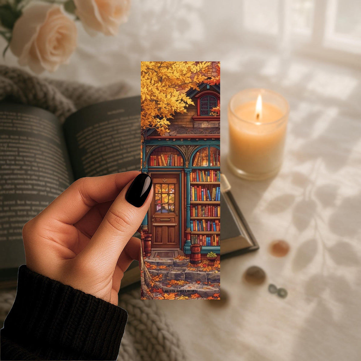 FALL BOOKSTORE BOOKMARK | Book Lovers | BookTok | Bookstagram | Stocking Stuffers | Reading Gifts | Book Clubs