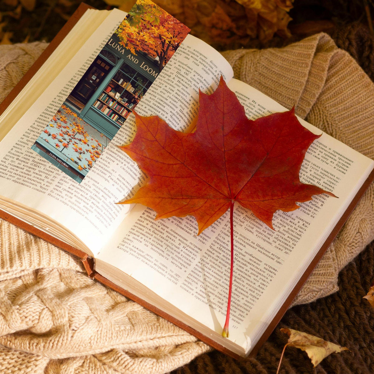 Luna and Loom Bookshop Bookmark | Storefront | Books | Reading | Exclusive