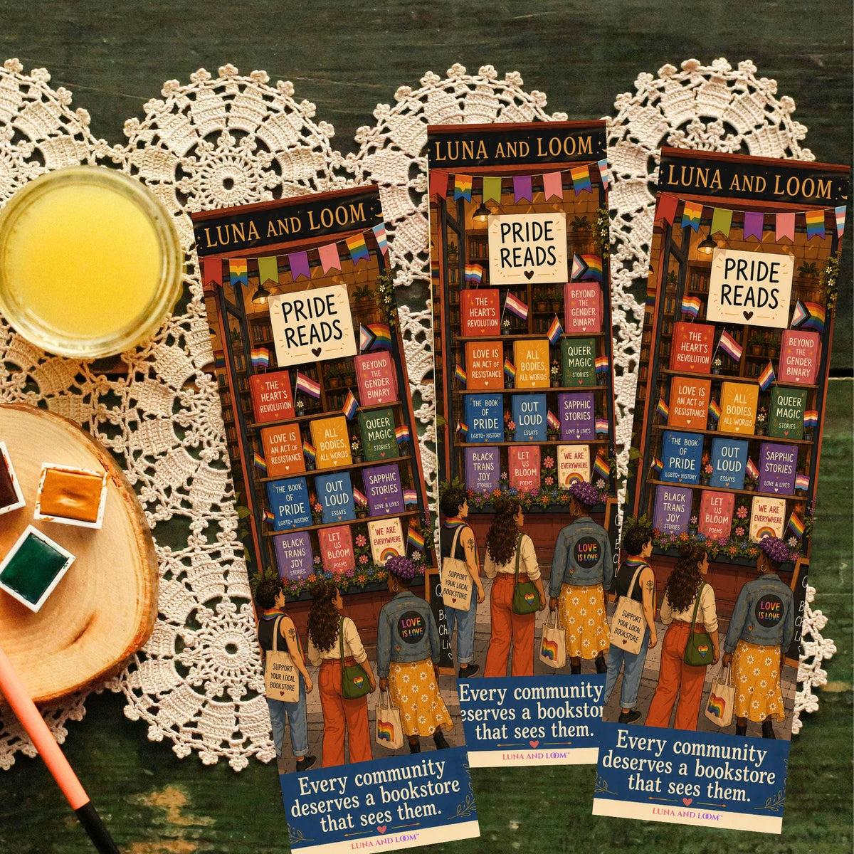 Pride Month Bookmark | Queer Bookshop | Inclusive to All | LGBTQIA