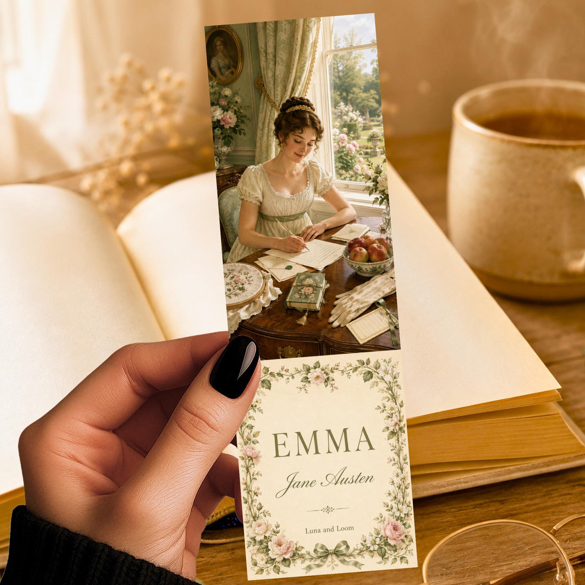 Emma Bookmark | Jane Austen Book Cover Page Marker | Classic Literature Gift