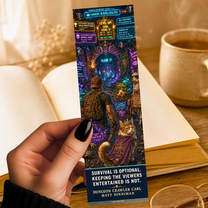 Dungeon Bookmark | Crawler | Princess Cat | Fantasy | DCC Fan | LitRPG | Goblins | Apocalypse