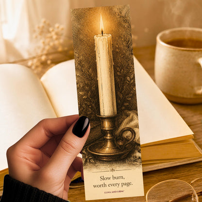 Slow Burn Bookmark | Worth Every Page | Romance | Fantasy Romance Gift | BookTok Present