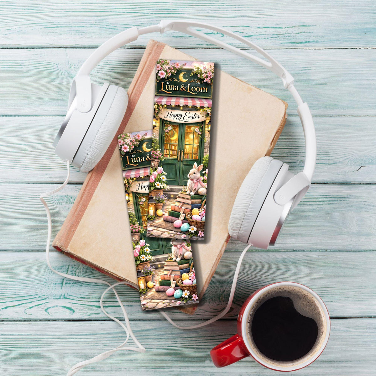 Easter Bookstore | Bookmark | Spring | Luna and Loom