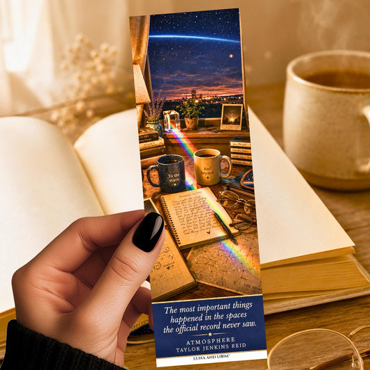 Space Romance Bookmark | Joan and Vanessa Love Story | Taylor Jenkins Reid | LGBTQ | Astronaut
