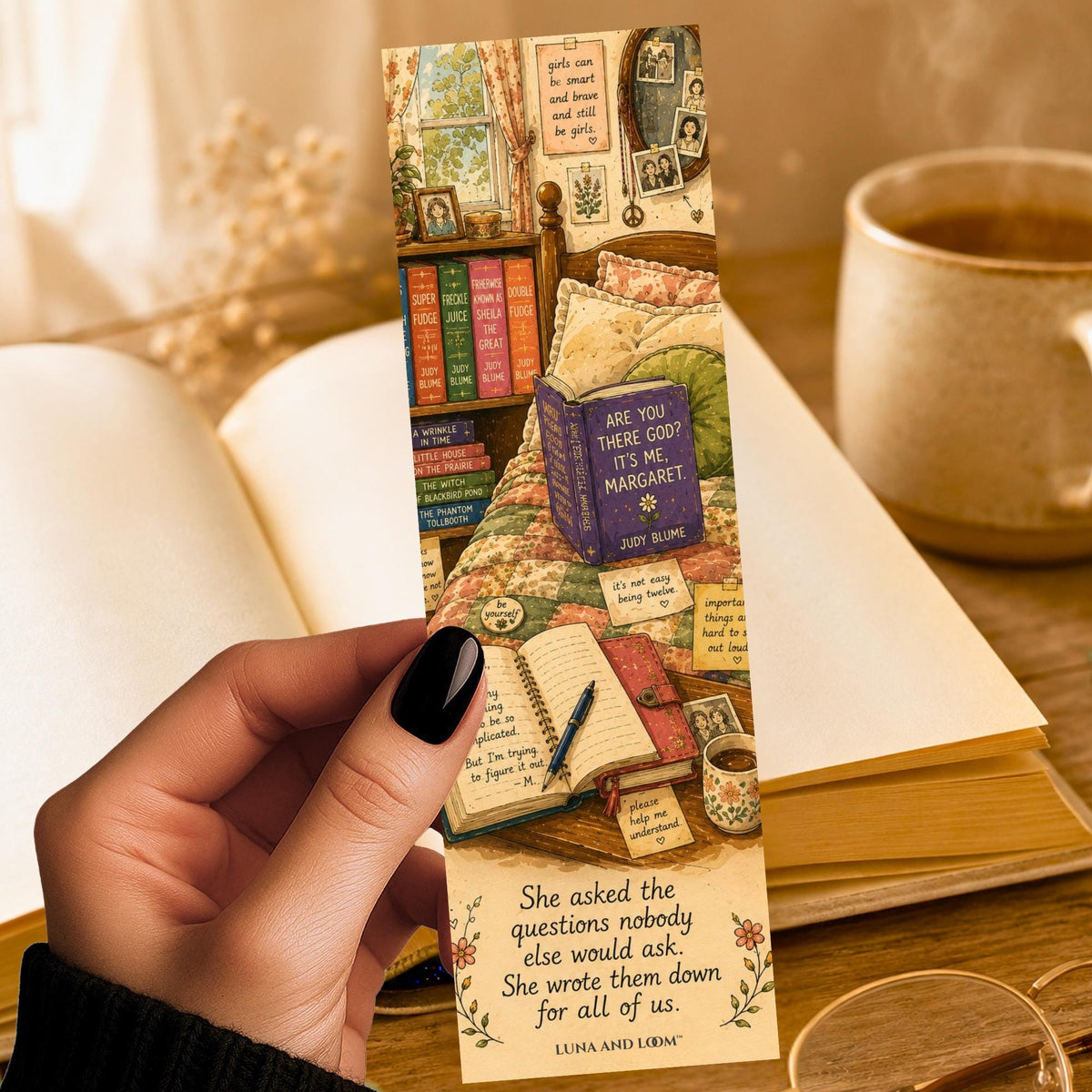 Judy Blume Inspired Bookmark | Are You There God? It's Me, Margaret (Card Stock)