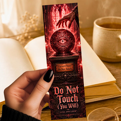 Cursed Object Bookmark | Horror Reader Gift | Glowing Artifact Page Marker | Horror Lover Gift | Fantasy