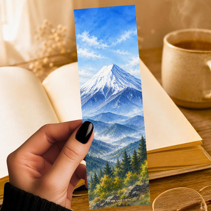 Mount Rainier Bookmark | Washington Gift | Snow Peak Page Marker | Pacific NW Book Lover Gift