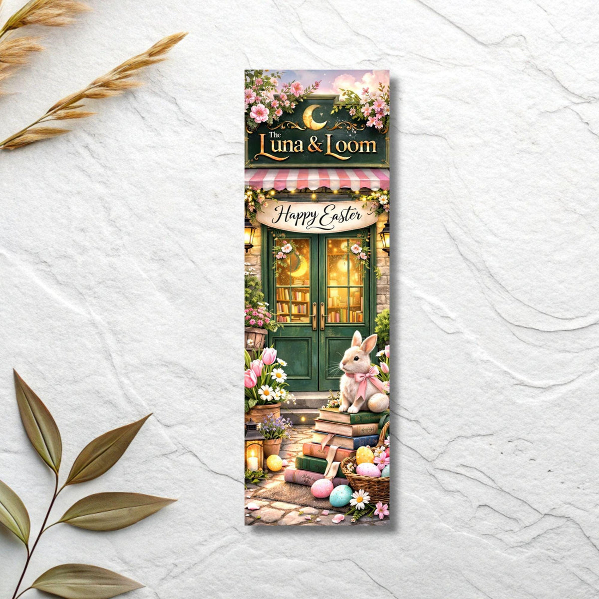 Easter Bookstore | Bookmark | Spring | Luna and Loom