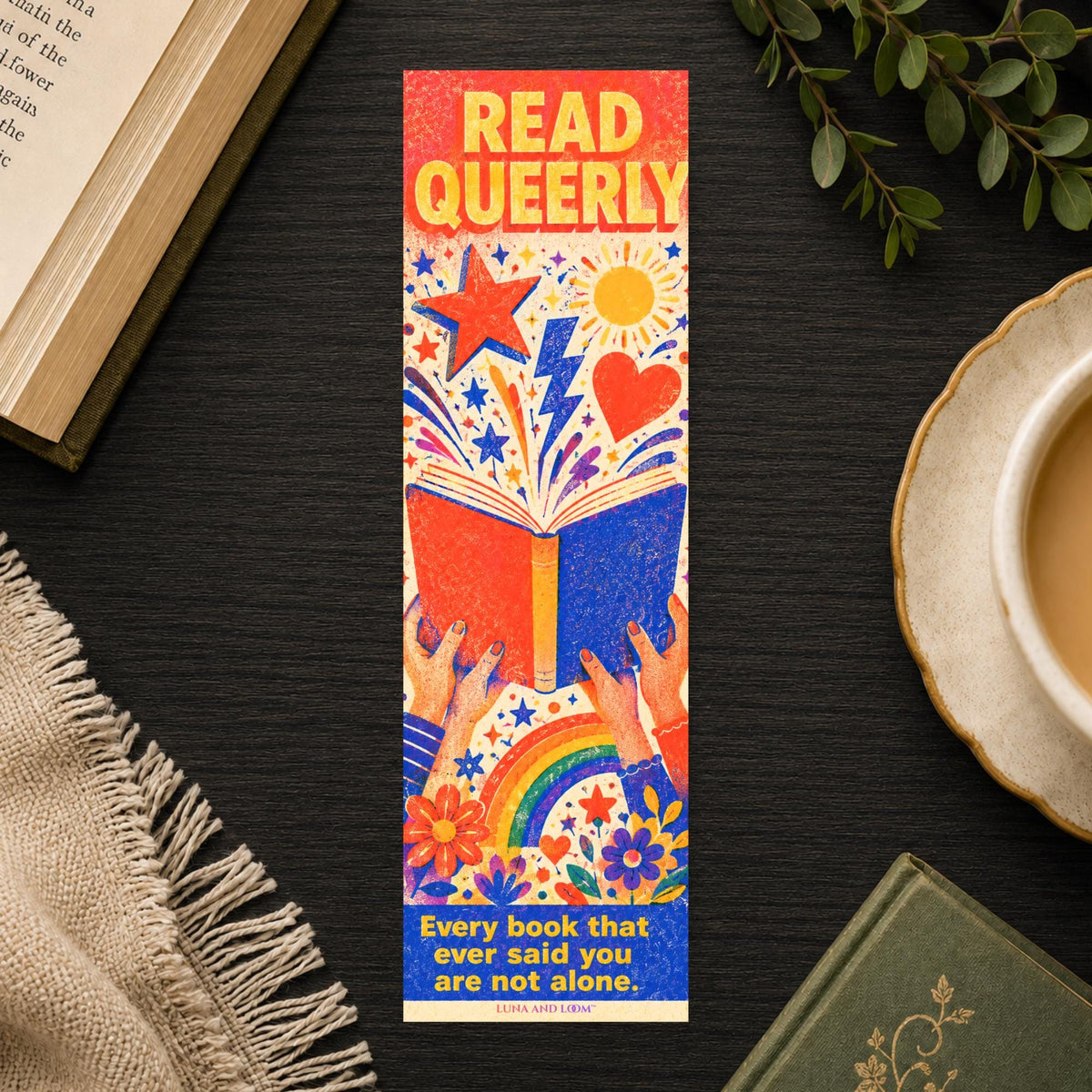 Gay Pride Bookmark | LGBTQ Book Lover | Queer |