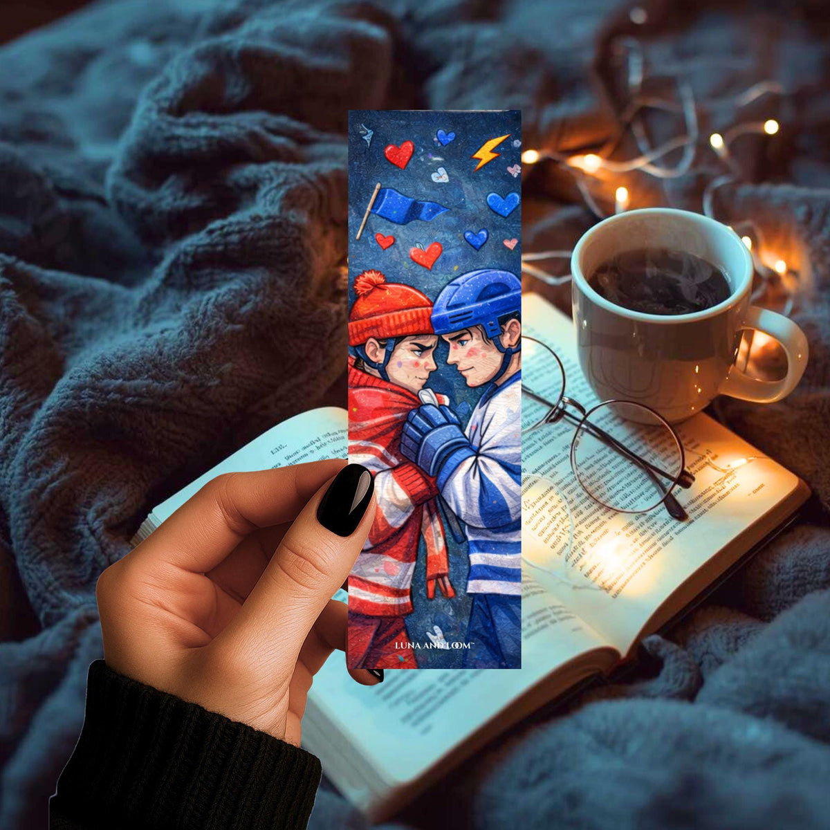 Rivalry Inspired Bookmark | Enemy to Lovers | LGBTQ | Hockey | Gay