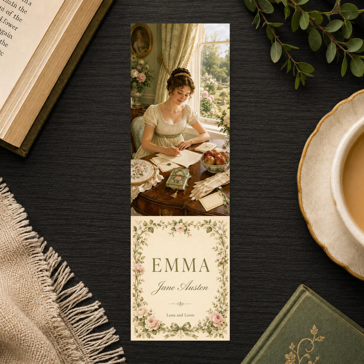 Emma Bookmark | Jane Austen Book Cover Page Marker | Classic Literature Gift