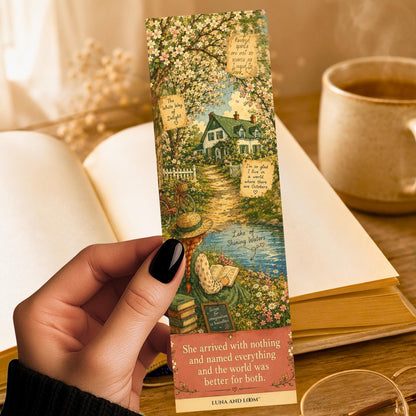 Anne of Green Gables Inspired Bookmark | Gilbert | Classic Novel | Victorian | Botanical | Prince Edward Island