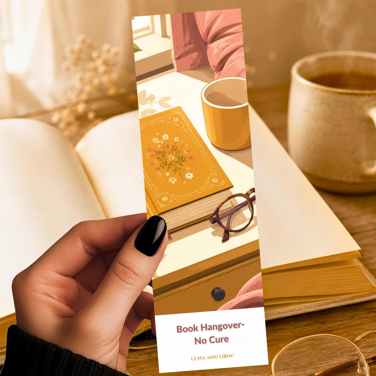 Book Hangover No Cure Bookmark | Funny Reader Gift | Bookish Humor | BookTok Present