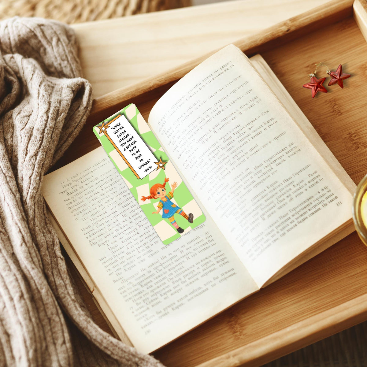 Pippi Longstocking Inspired Bookmark | Young Adult | Bookish Gift | Children's Books