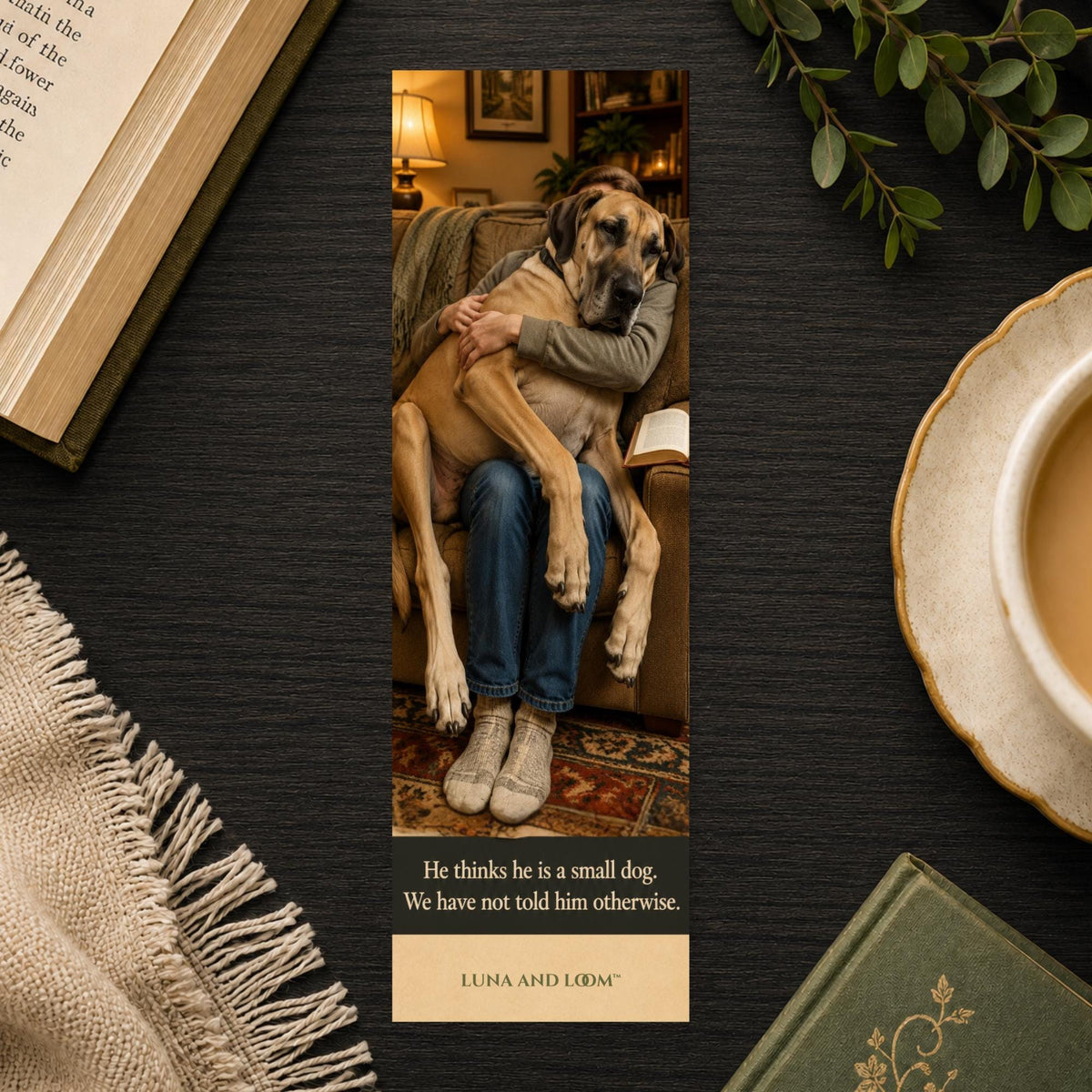 Lap Dog Bookmark | Funny | Pet Owner | Animal Lover