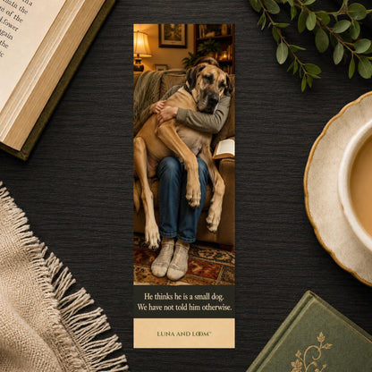 Lap Dog Bookmark | Funny | Pet Owner | Animal Lover
