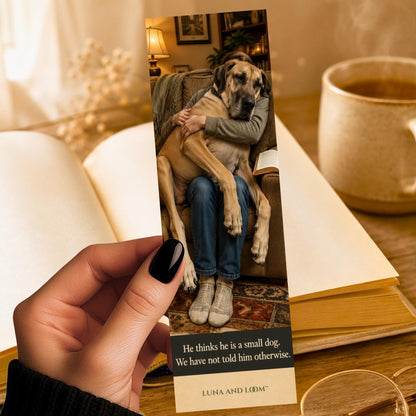 Lap Dog Bookmark | Funny | Pet Owner | Animal Lover