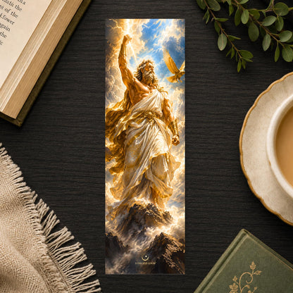 Zeus Bookmark | Greek Mythology Gift | Thunderbolt Page Marker | Mythology Lover Gift
