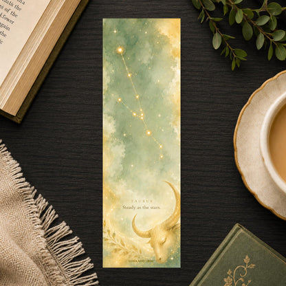 Taurus Constellation Bookmark | Zodiac Star Sign | Bright Celestial Gift | Astrology | Birthday Present