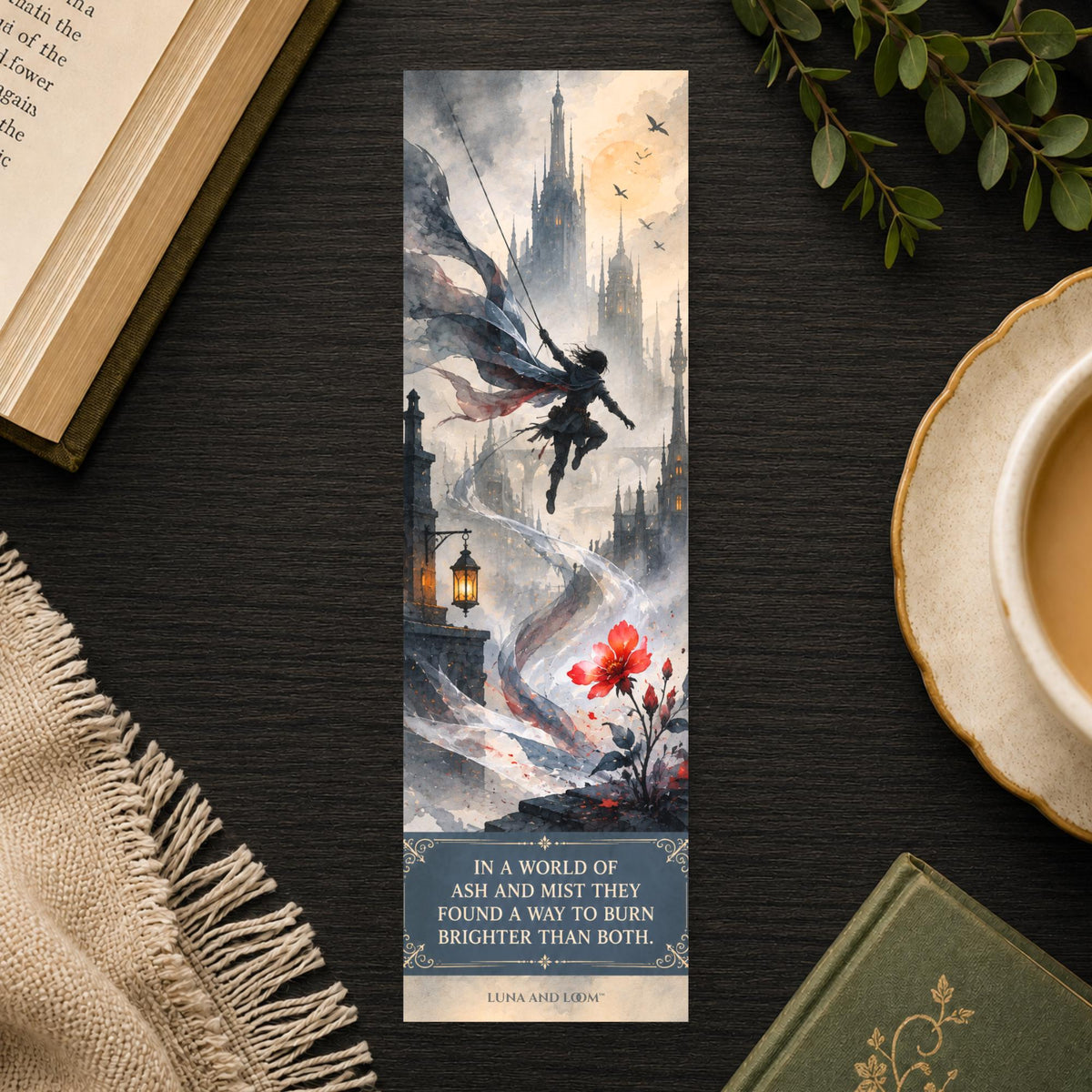 Allomancy Fantasy Bookmark | Metal-Powered Magic | Epic Fantasy Gift