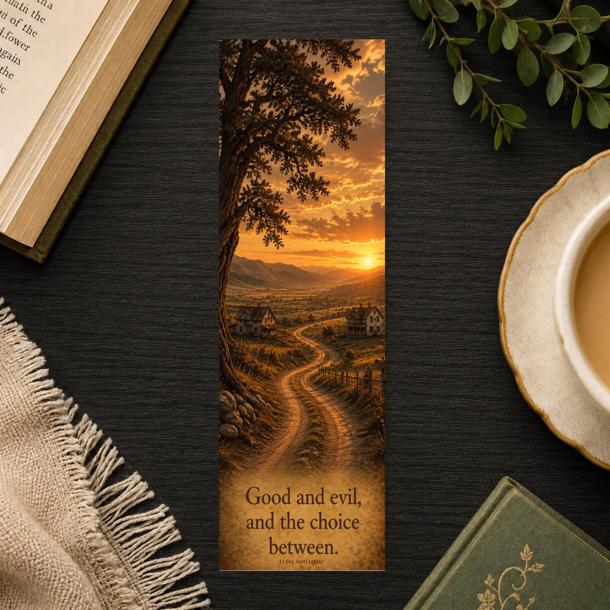 Salinas Valley Bookmark | Good and Evil Trope Gift | California Landscape Page Marker