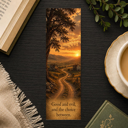 Salinas Valley Bookmark | Good and Evil Trope Gift | California Landscape Page Marker