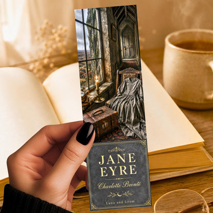 Jane Eyre Bookmark | Charlotte Bronte Book Cover Page Marker | Classic Literature Gift