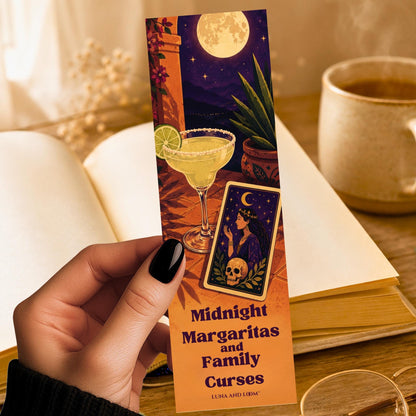 Midnight Margaritas Bookmark | Witchy Sisters Quote Gift | Tarot Card Page Marker | Practical Magic Gift
