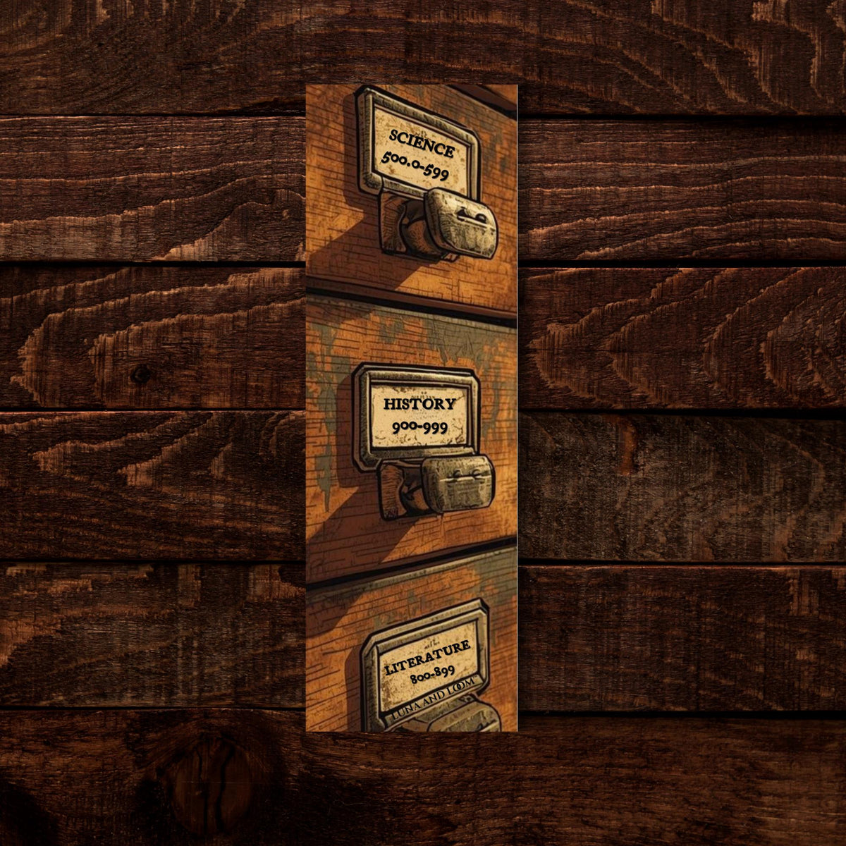 Card Catalog Bookmark | Vintage | Reading Gifts | Book Club | Book Lovers | Bookstagram | Booktok | Bookish