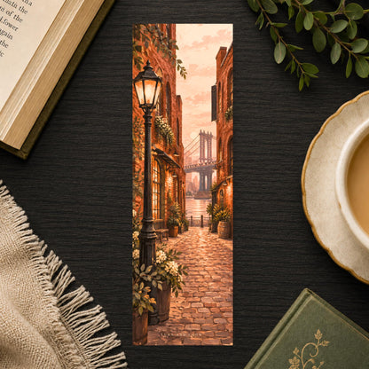 DUMBO Cobblestones Bookmark | Brooklyn Reader Gift | NYC Street Page Marker | Book Lover Gift