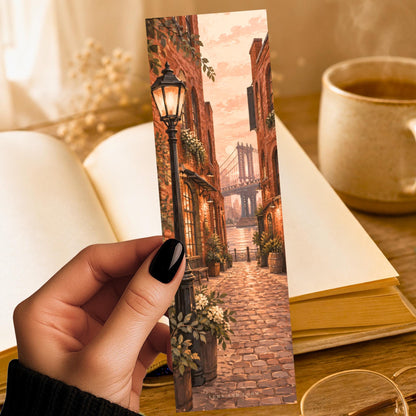 DUMBO Cobblestones Bookmark | Brooklyn Reader Gift | NYC Street Page Marker | Book Lover Gift