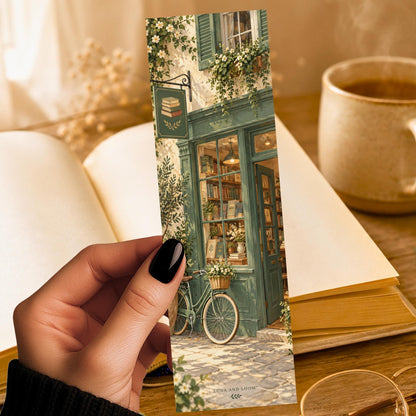Storefront Street Bookmark | Chapel Hill Reader Gift | Small Town Page Marker | Book Lover Gift