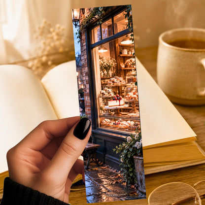 Bakery Window Bookmark | Brooklyn NYC Gift | Cheesecake Page Marker | Book Lover Gift