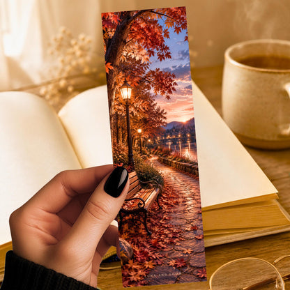 Prospect Park Autumn Bookmark | Brooklyn NYC Gift | Fall Path Page Marker | Book Lover Gift