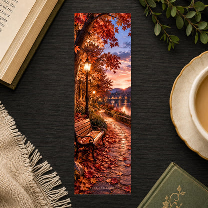 Prospect Park Autumn Bookmark | Brooklyn NYC Gift | Fall Path Page Marker | Book Lover Gift