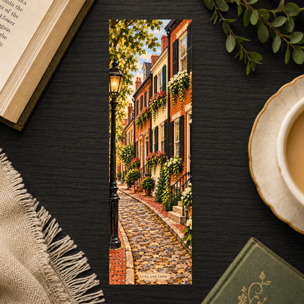 Georgetown Rowhouse Bookmark | DC Reader Gift | Historic Street Page Marker | Book Lover Gift